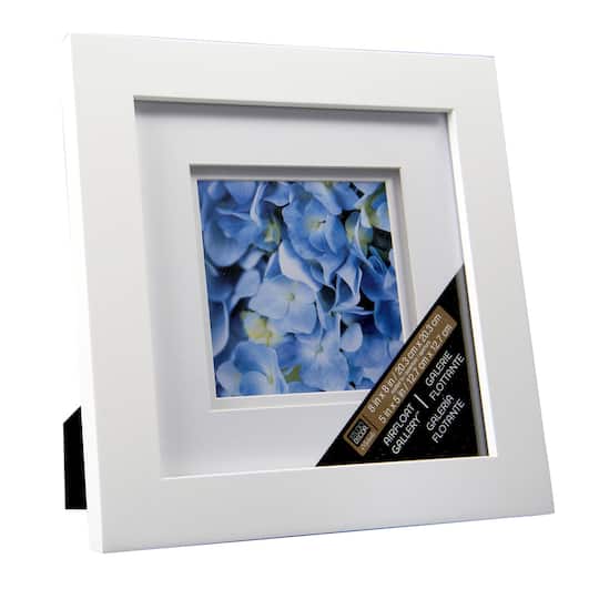 White Gallery Frame with Double Mat by Studio D&#xE9;cor&#xAE;